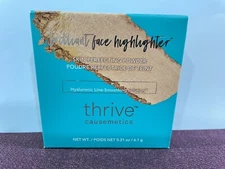 Thrive Causemetics Brilliant Face Highlighter Skin Powder Shirley (Bronze Gold)