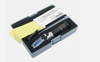 New Refractometer Honey Tester 58-90% Brix 38-43°Baume 12-27% Water Sugar Meter