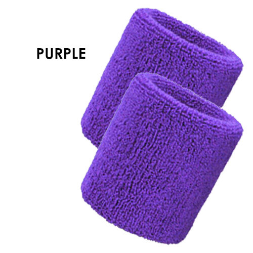 Wrist Sweatbands Unisex NEW Wristband Sports Tennis Squash Badminton Gym Running - Picture 20 of 36