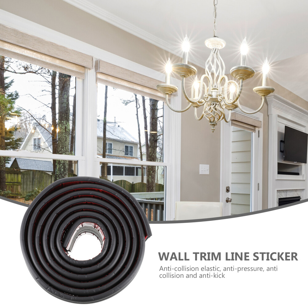 1 Roll Peel and Stick Molding Floor Baseboard Trim Self Adhesive Baseboard