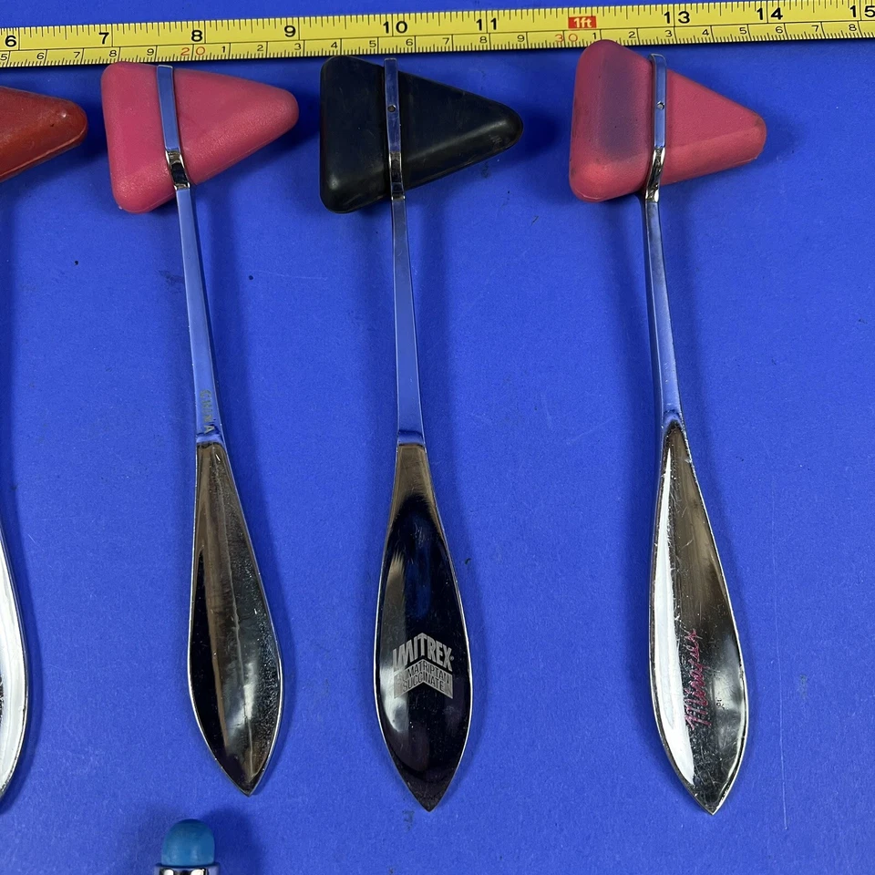 Lote de 9 martelos reflexos de percussão Taylor & Buck - Imagem 3 de 4