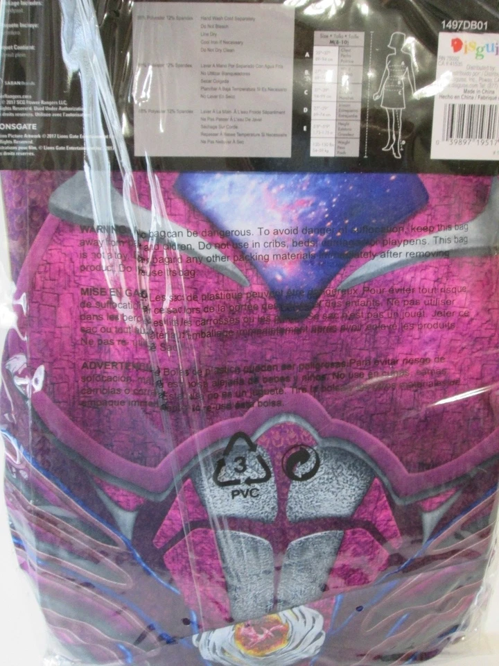 Nuevo en Paquete-Mujer Adulto Cosplay/Disfraz de Halloween-Power Rangers Body-Rosa M/Mediano Foto 4 de 4