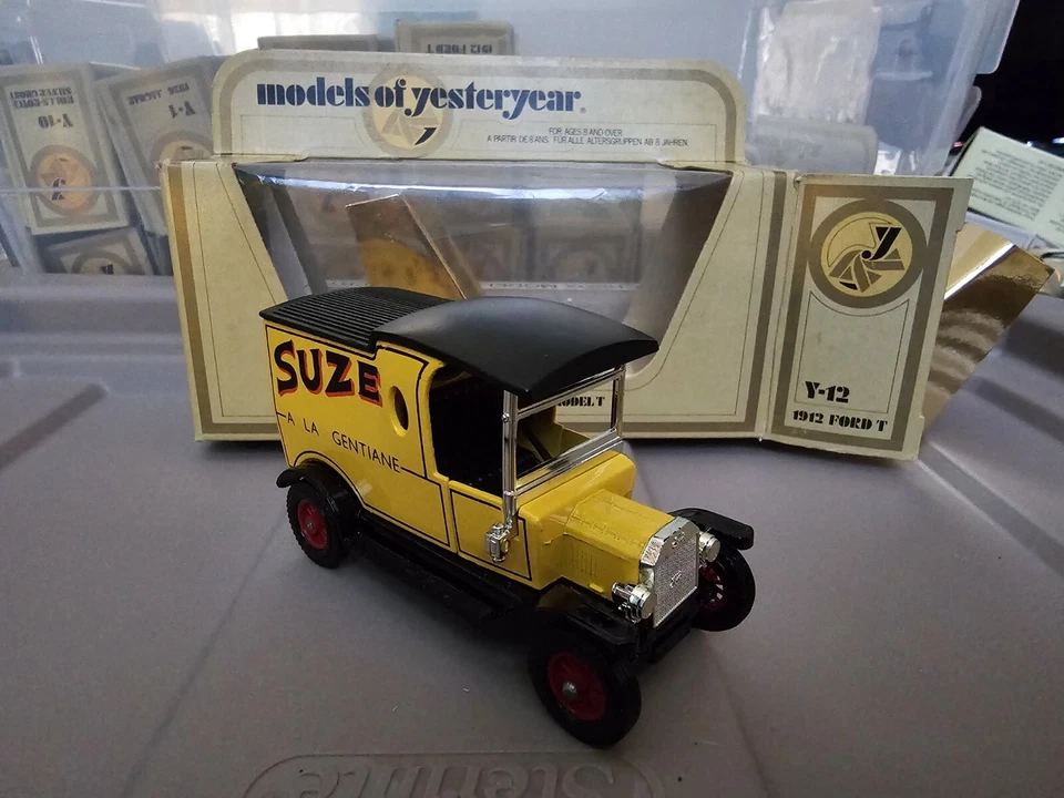 Спичечный коробок модели прошлых лет Y-12 Ford модель T Suze A La Gentiane грузовик - Изображение 3 из 4