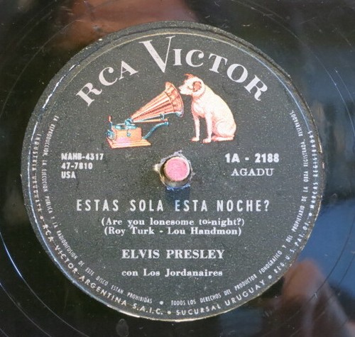 Elvis Presley 78 / Estas Sola Esta Noche? (Are You Lonesome To-Night?) (03-1120) - Bild 2 von 3
