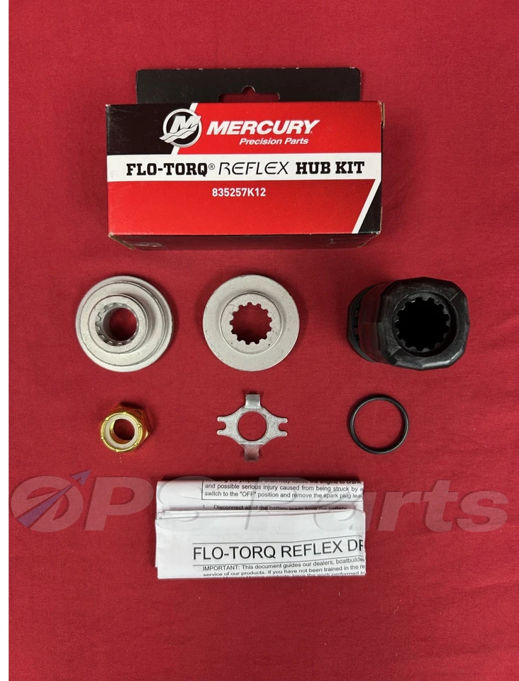 Nuevo kit de buje reflex Mercury Flo-Torq OEM parte # 835257K12/835257Q12 Foto 2 de 3