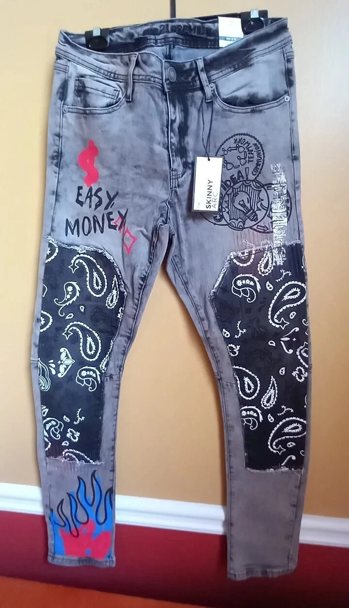 Jeans bandana skinny ARC Rue21 Premium Supreme Flex 32x32 