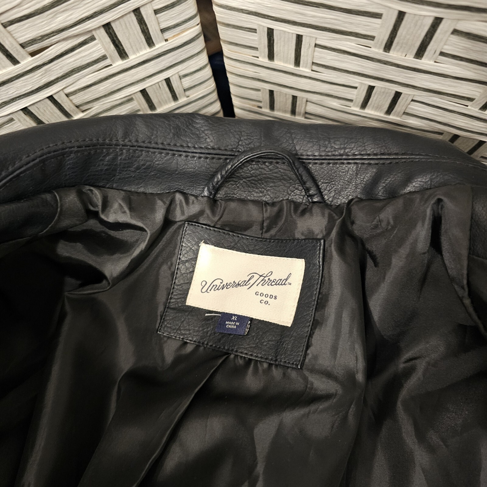 Motorcycle Style Jacket Universal thread leather … - image 8