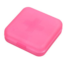 Removable Compartments Pill Case Box Organizer - New - Pink
