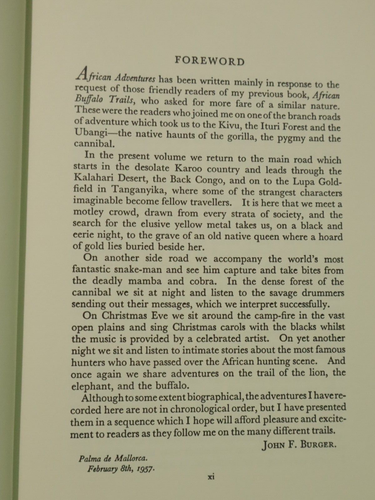 African Adventures by J. F. Burger. 1993. Hardcover. DJ. 222pp. - Picture 13 of 19