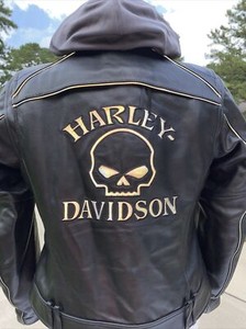 harley davidson skull jacket