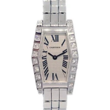 Cartier Lanieres Tonneau Quartz Watch Ref.2560 18KWG Diamond 114648