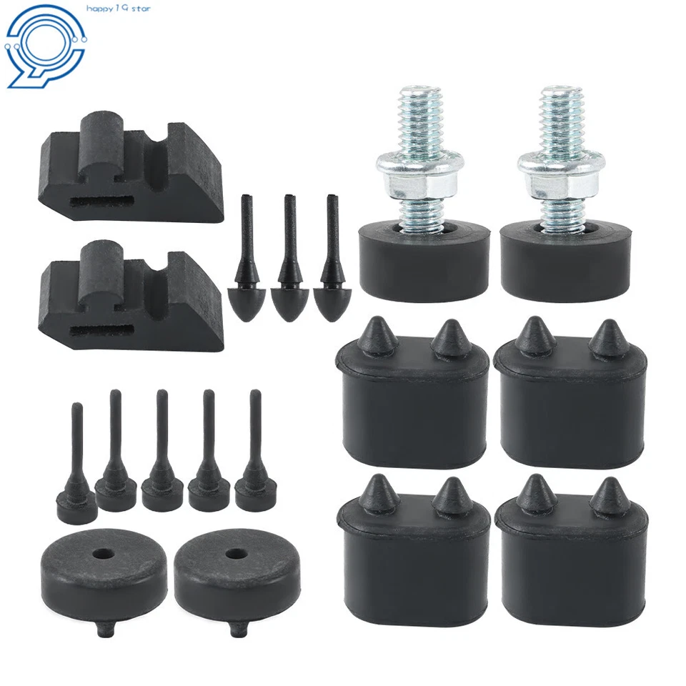 Para Chevrolet Camaro 1967-1978 1979 Tapón de goma y capó Ajustadores Tapones Hierro Foto 4 de 4