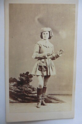 CDV Foto der Tänzerin Fräulein Saint Aguet Ballett Oper von Paris von Disdéri 