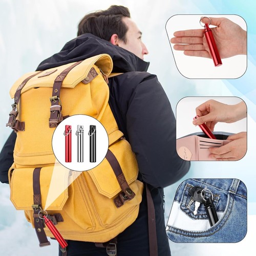 3 Pieces Portable Toothpick Holder, Aluminum Alloy Pocket Toothpick Holder Bo... - Picture 4 of 5