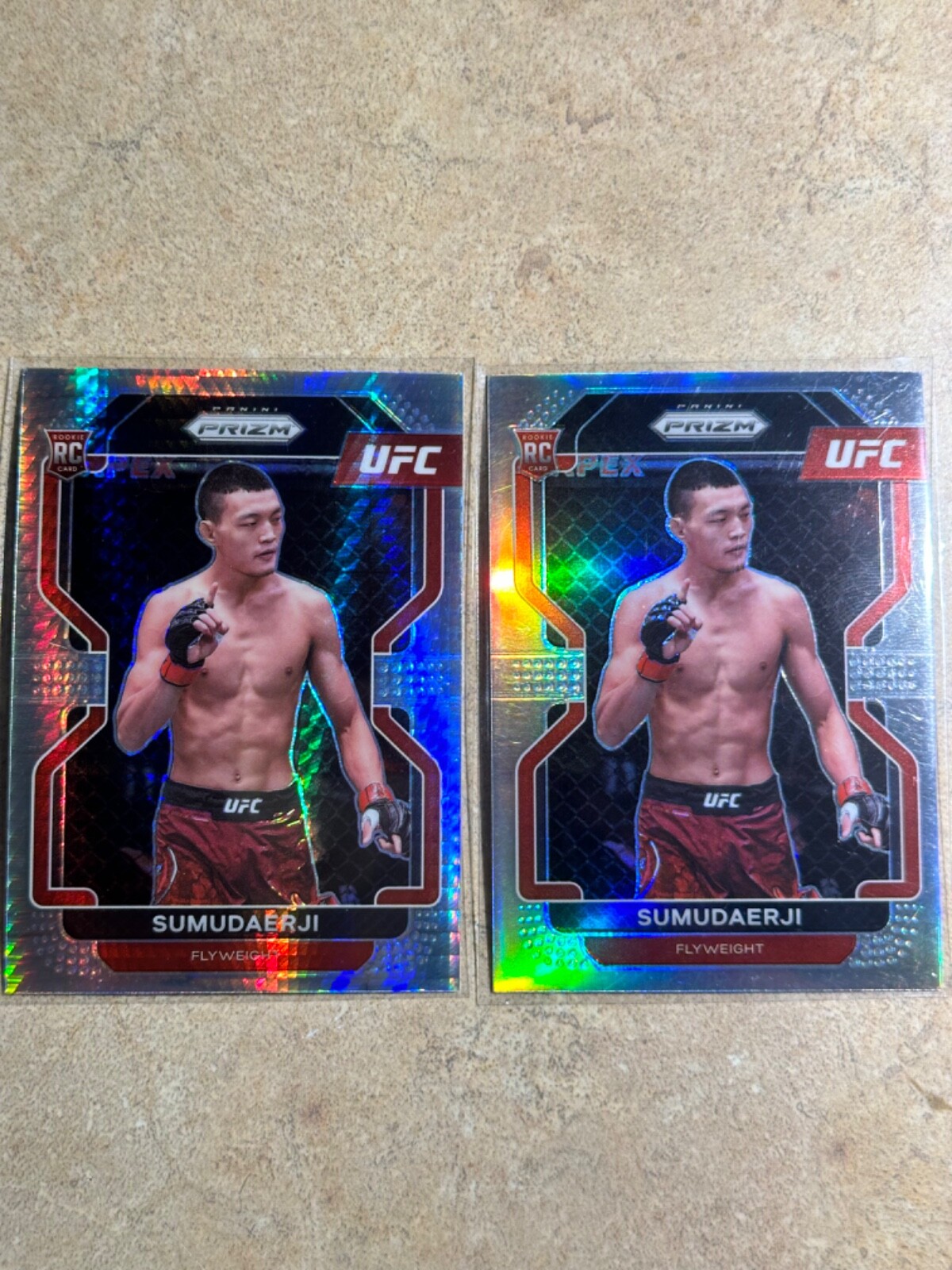 Sumudaerji 2022 Panini Prizm UFC Hyper & Silver Prizm RC's #114