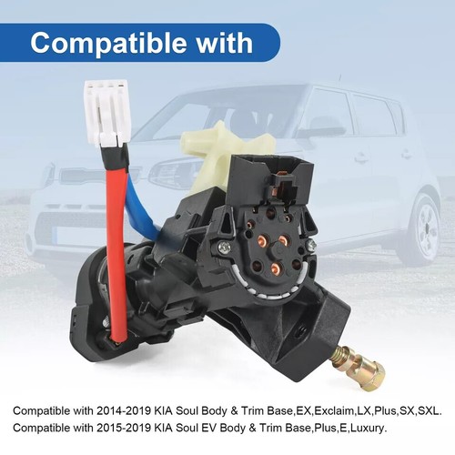 81910-B2100 Ignition Lock Switch Set Assembly with 2 Keys Compatible with Kia - Picture 7 of 22
