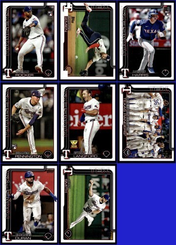 2025 Topps Series 2 Team Set Texas Rangers - Bild 1 von 9