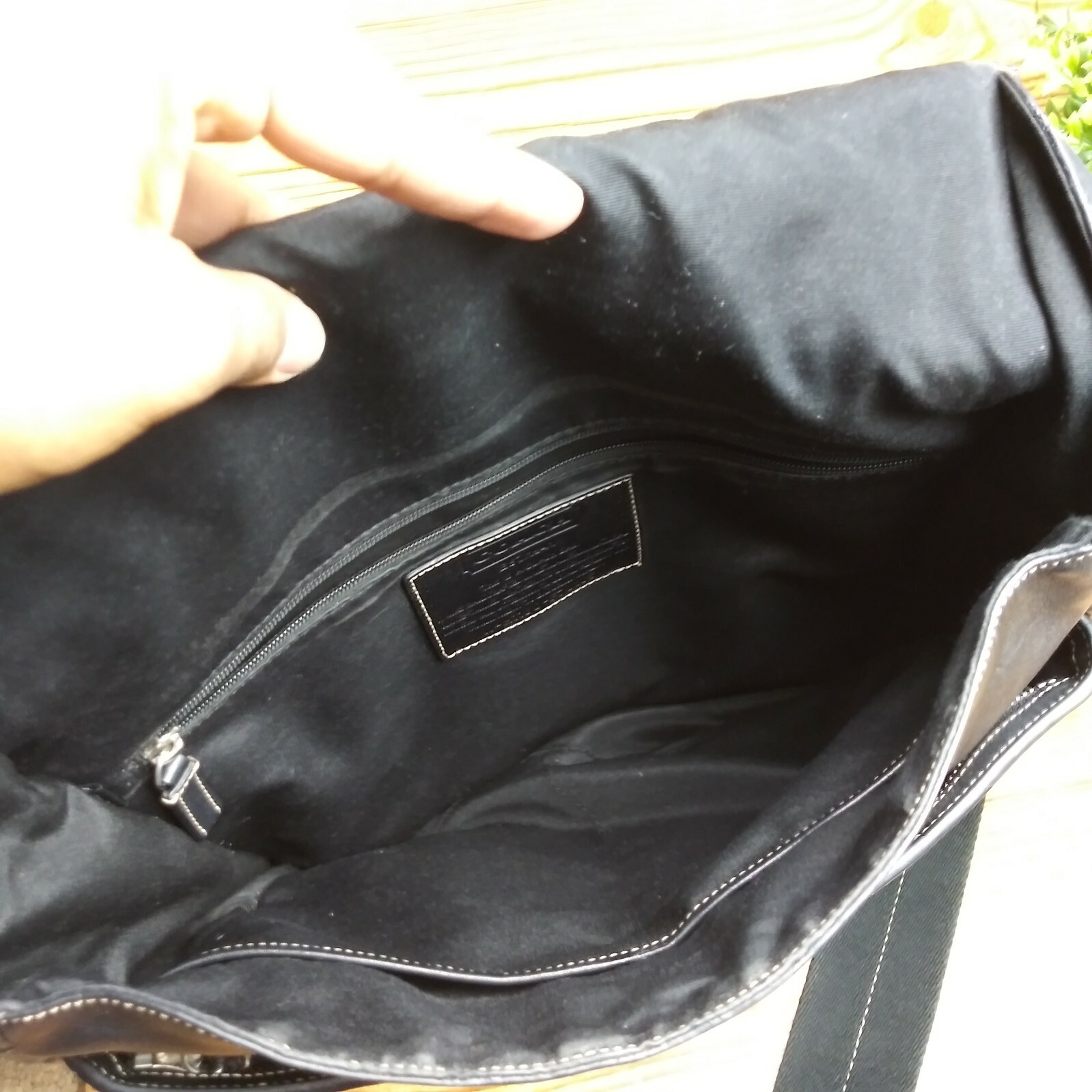 Coach Men's Messenger Bag F70105 Crossbody black unis… Gem