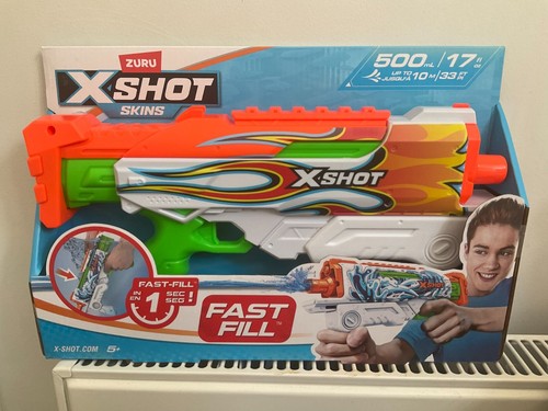 Zuru X-Shot Water Fast Fill Hyperload Skins Water Pistol - Waves E