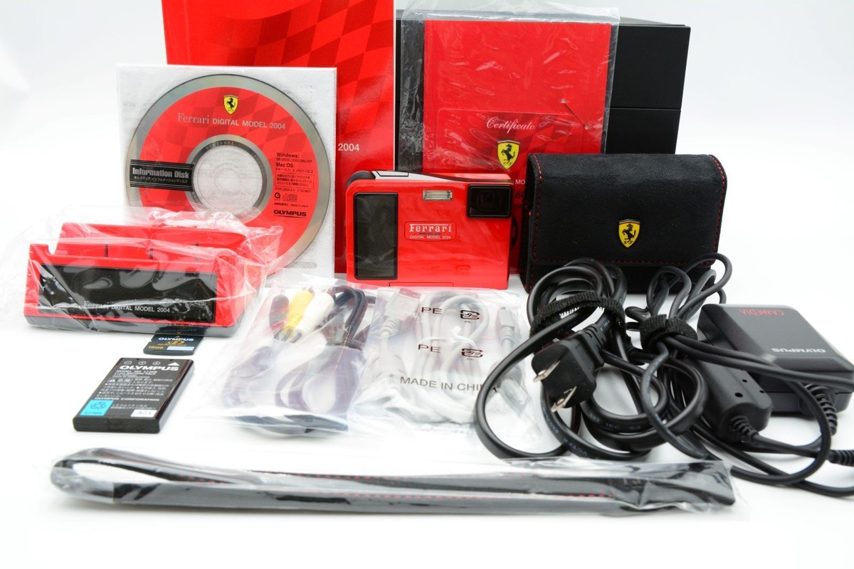 【極美品】Olympus Ferrari Digital Model 2004 Olympus | Ferrari Digital Model 2004 Camera Red Limited Edition