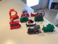 2017 McDonald's Happy Meal Toys Holiday Express Train Engine Caboose More Lot 9