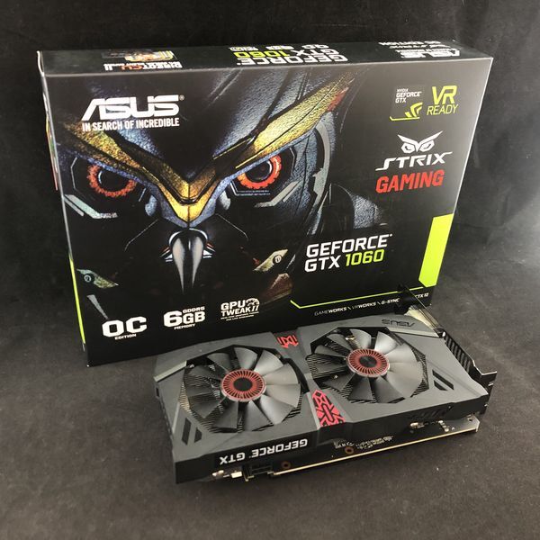 ASUS [used] STRIX-GTX1060-DC2O6G (used 1 month warranty)
