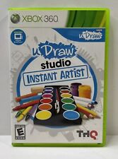 uDraw studio - Instant Artist (Microsoft Xbox 360, 2011) w/ Manual Included