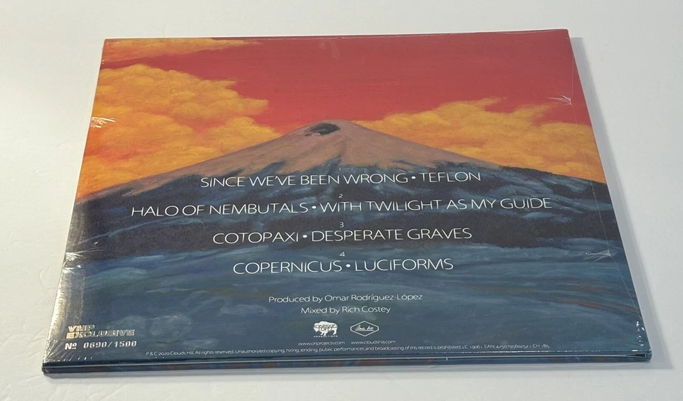 The Mars Volta Octahedron New Sealed Turquoise Red Marble Vinyl 2LP Numbered VMP - Image 3 of 4