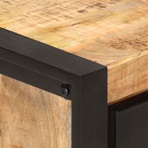 Mobile Porta TV 140x30x40 en ligne cm in Legno Grezzo di Mango
