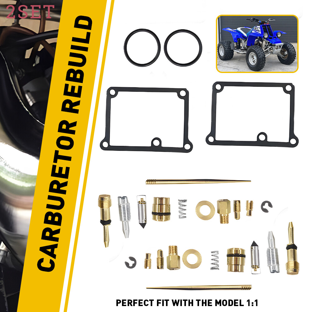 2set Yamaha Banshee Rebuild Carburetor Repair Carb kit YFZ350 1987-2006 - jets n