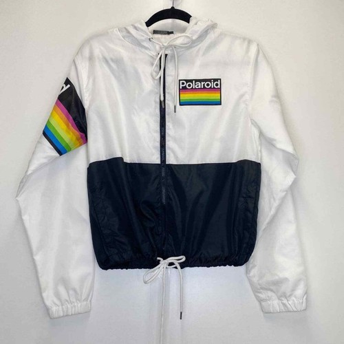 Polaroid Rainbow Windbreaker White 