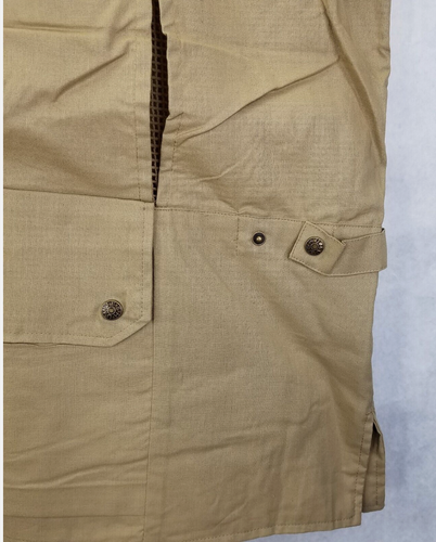 NWOTHumvee Adventure Gear Mens M Safari Photo Cargo Pockets Outdoor Khaki Vest - Picture 5 of 14