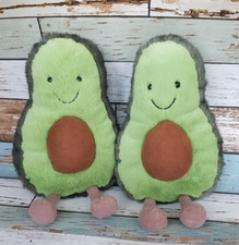 Lot 2 JELLYCAT London Amuseable Avocado Plush Stuffed Food Toys