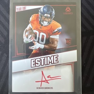 AUDRIC ESTIME 2024 Panini Luminance Year One Red Ink ON CARD RC AUTO SSP!
