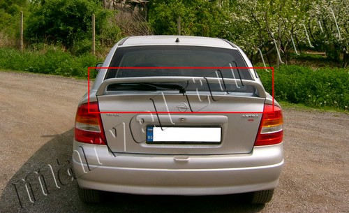 Heck Kofferraum Spoiler Opel Astra G MK4 - Bild 2 von 12