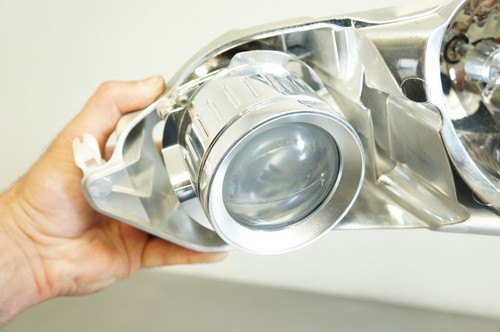 01-04 mercedes c230 с240 right passenger xenon headlight head light actuator - Picture 7 of 12