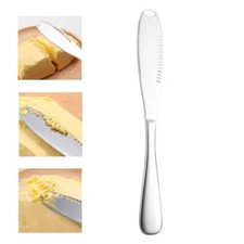 Multi-Use Butter Knife Cheese Jar Cream Spreader Cold Butter Curler Kitchen 1PCS