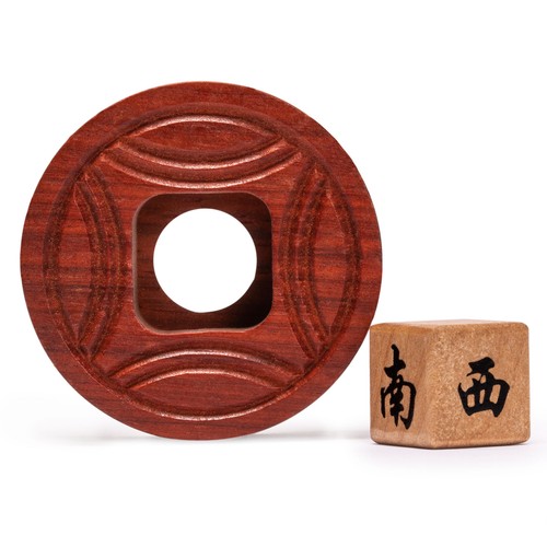 Indicador de viento de juego de mahjong de madera / Bettor - Imagen 3 de 3
