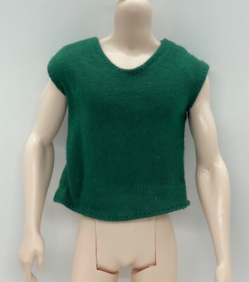 Disney Zombies 2 Zed 11.5'' Fashion Doll Outfit Dark Green Sleeveless T-Shirt NEW