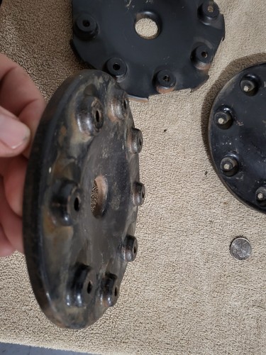 3 LOT Vintage Polaris Snowmobile Track Drive FLANGE 1971 Mustang Charger Voyager - Picture 3 of 10
