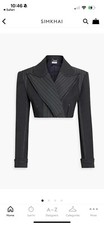 Jonathan Simkhai Clare Wool Dropped Blazer NWT Size 2