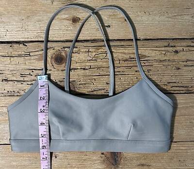 NWOT ALO YOGA Tan Padded Sports Bra Size S *padded | eBay