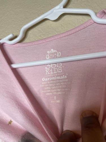 Garanimals Pink Graphic Blouse Size 8 Girls - Picture 14 of 15