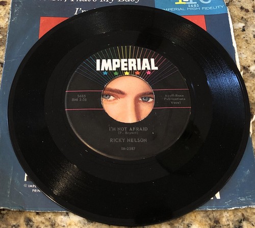Ricky Nelson - Yes Sir, That's My Baby / I'm Not Afraid - 45-RPM 7” Imperial5685 - Picture 3 of 4