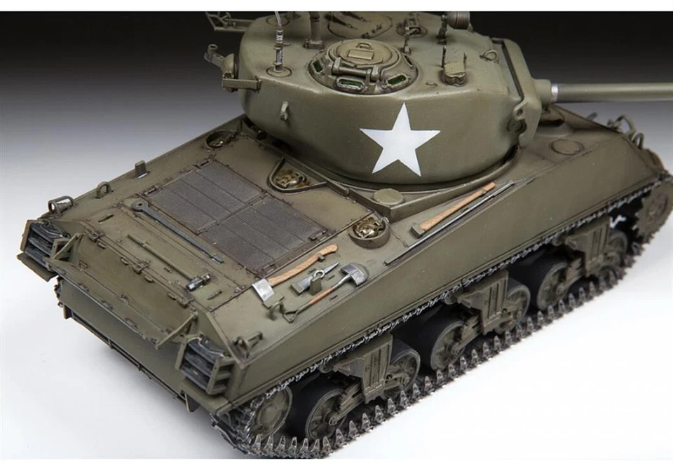 Modellino Model Kit Carro Armato M4A3 Sherman Battle Tank Scala 1/35 - Immagine 2 di 4