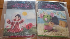 Vintage Doll Making Craft Kits AVON Creative Needlecraft Calico Kate House Mouse