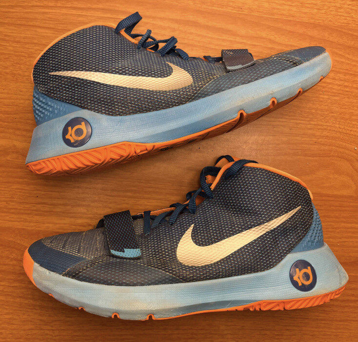 Nike KD Trey 5 III Blue Orange Size 13 Sneakers 749377-404 | eBay