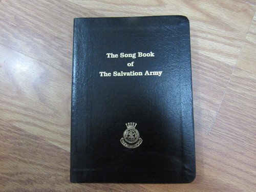 The Song book of The Salvation Army Black Bonded Leather Praise and Song NICE!!