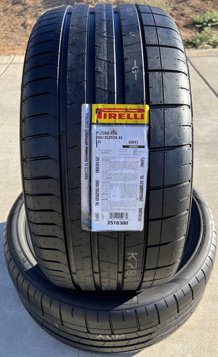 Set of TWO BRAND NEW 265/35ZR20 (99Y) Pirelli P Zero PZ4 Set of TWO BRAND NEW 265/35ZR20 (99Y) Pirelli P Zero PZ4