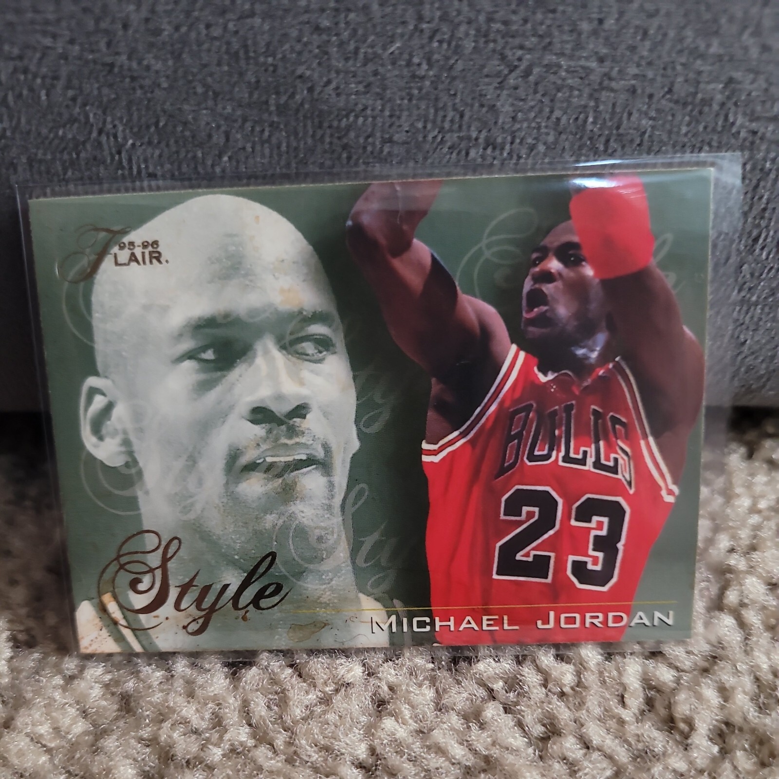 1995-96 Fleer Flair Michael Jordan Basketball Card Style #235 🐐6